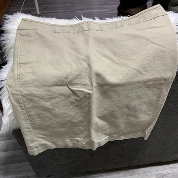 Merona Tan Skirt Size 16 - Picture 1 of 4